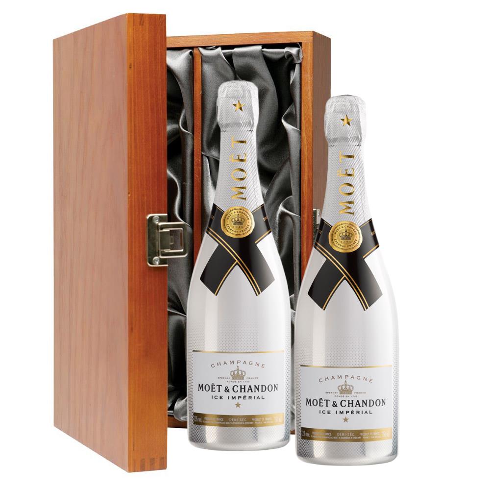 Moet and Chandon Ice White Imperial 75cl Double Luxury Gift Boxed Champagne